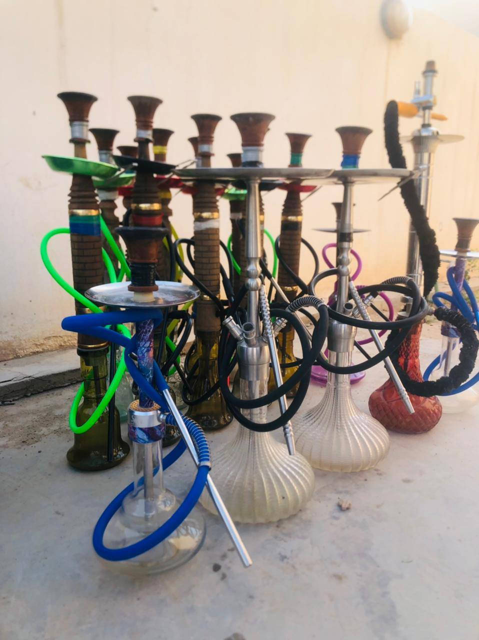 اراكيل كوفي للبيع استعمال قليل جدا
خشب بكار نحاس عدد 5
خشب بكار خشب عدد 5
الماني الماس صغير عدد 2
الماني صغير عدد1
الماني سيزر اربع منافذ ثقيل 2
بابلي طه اصدار 2025 عدد 1
مع كامل ملحقاتهن 
مكانهن النجف شارع المجمعات
البيع شلع ب325000 للأستفسار واتس اب فقط 
***********
