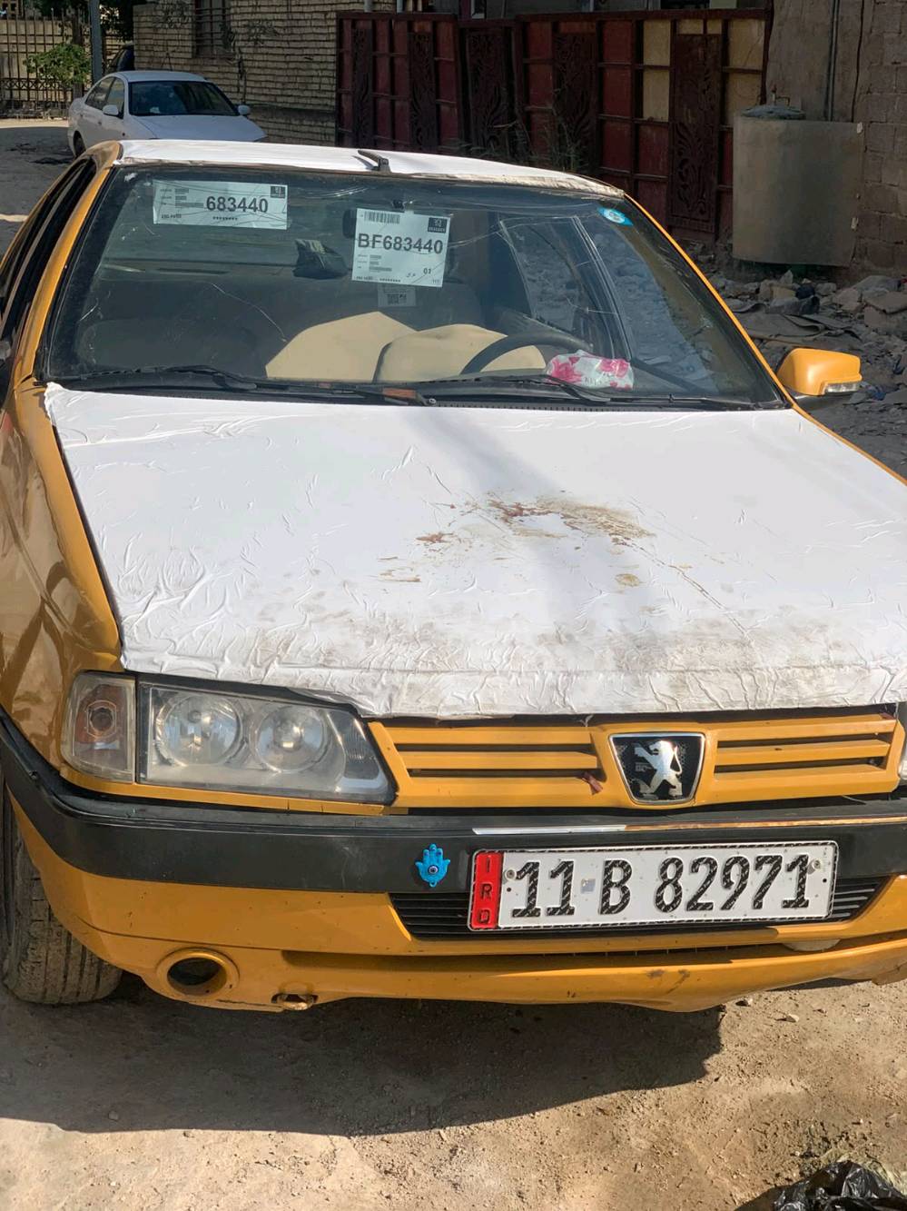 بيجو بارص بيها عطل خفيف بس بلكات وفيت بم السعر 20 وبيها مجال مكاني البياع الشهداء رقمي ***********