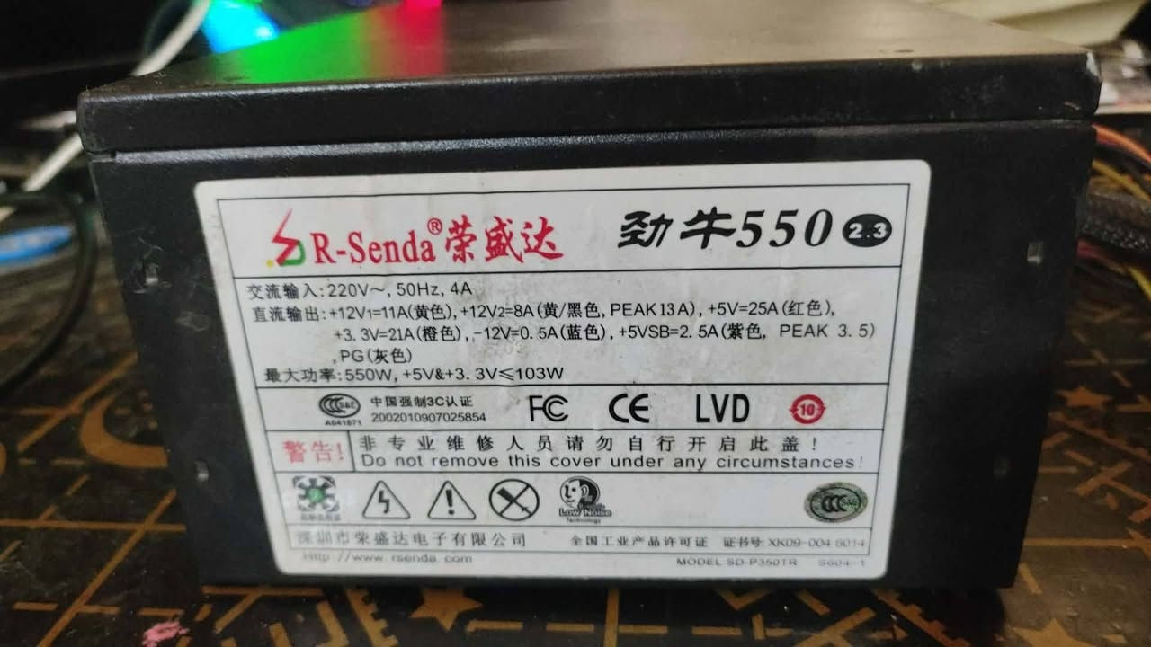 مكلف بالنشر
السلام عليكم ورحمة الله وبركاته.
إثنين PSUs للبيع، واحد مال Gaming من Fantech, إستعمال شهر بس.
و الثاني صيني بس هم يشتغل جربته من يمي ما بيه شي، إثنينهن 550W.
الصيني ب35، و الFantech ب75 و بيه مجال.
للاستفسار التواصل مع هذا الحساب
https://www.facebook.com/share/1L6NLpMEnj/


**إذا كنت صاحب هذا الإعلان وتريد حذفه لأي سبب، رجاءا أرسل رسالة إلى الدعم الفني**