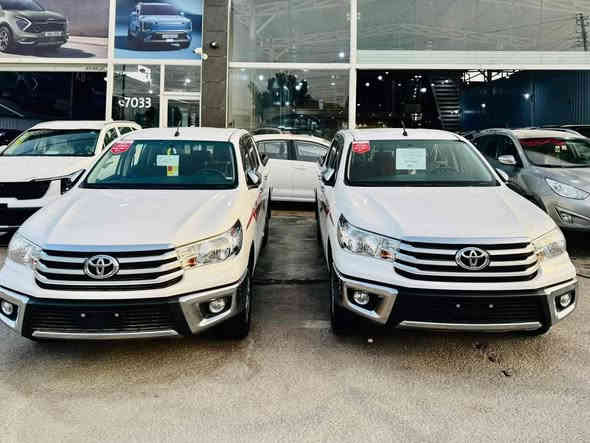 {.♥️🧿معرض مجموعه الملك لتجاره السيارات 🧿♥️.}
 
🧡دخول وجبه لدينا تيوتا هايلوكس ناصي 2025زيرو 🧡

      ♥️🔥🔥🔥الاسعار يمنه نارررر🔥🔥🔥♥️
 
🌟بيك اب ناصي  2025 فول مواصفات 1/1 اتو ماتيك 

🌟بيك اب ناصي  2025 فول مواصفات 1/1 كير عادي 

       ‼️✅انتبه هاي السياره ام ضمان ساس ✅‼️
 2 سنتين و 4.0 الف كيلو متر و 8 مرات تبدل دهن بلاش        

     🔥🔥🔥🔥🔥الاسعار نارررر🔥🔥🔥🔥🔥

                  ❗️ ضمان شركه SAS ❗️

                🚗 متوفر رقم وبدون رقم   🚗
           
                   ✅تجهيز كافه المعارض ✅

العنوان.⬅️بغداد⬅️ الكريعات ⬅️نهايه شارع المعارض 

 من 10صباحاً الى 10مساءاً🕠

📱للاستفسار📱 الاتصال على الرقم 

‏*********** ☎️

☎️***********
