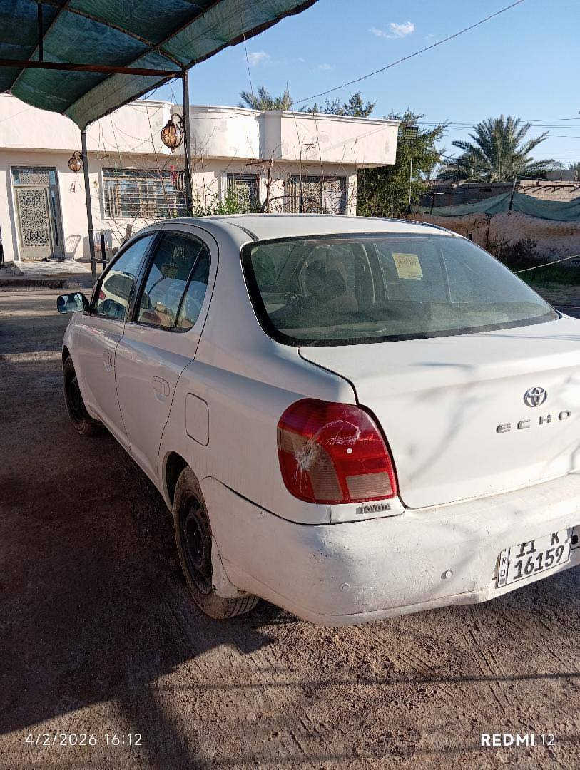 السلام عليكم
للبيع كورلا ايكو 2002
رقم انكليزي تحويل ثاني يوم 
كير عادي
حداديه جديده 
جام امامي كهربائي
كير مكينه خير من الله
تبريد شغال  
مسجل شاشه اندرويد
سنتر لك قفل بيبان وصندوك
بيهه ملاحضات بسيطة
السعر 47
مكاني المدائن الرقم ***********
