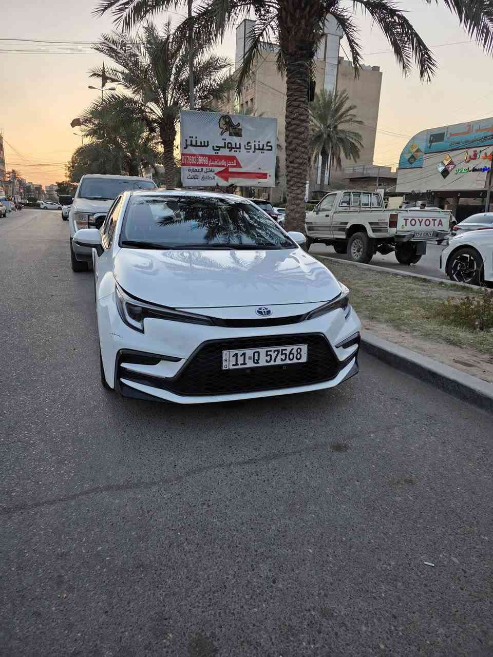 ‏السلام عليكم للبيع كورلا 2024 ليفن فول مواصفات 
‏شكل امريكي  مواصفات s
‏بصمه 
‏فتحه
‏كشنات جلد  كشن كهرباء
‏اوتو هولد سايد بريك 
‏رادار امامي مثبت سرعة تحديد مسار
‏ماشيه 47لف رقم بغداد بسمي تحويل مباشر 
‏السياره جدا نظيفه ومابيها اي نقص مكفوله
‏السعر 155 وبيها مجال للشراي مكان السياره بغداد السيديه للاستفسار ***********
