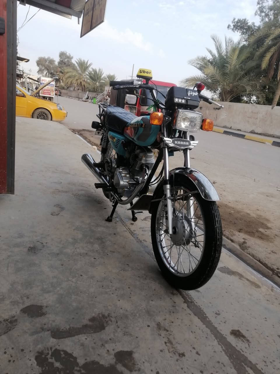 السلام عليكم دراجه للبيع موديل 25 بعده ع سحك أوراق كامله ٤ مكاني بعقوبه تقاطع الساده السعر 775 وبيه مجال ***********
