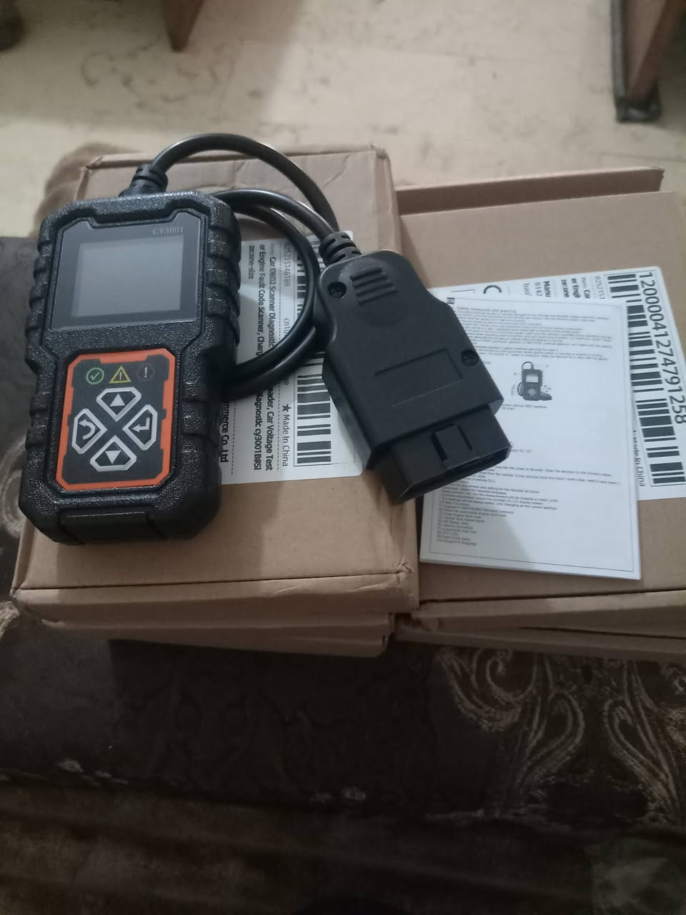 جهاز على مايقال فحص اعطال سياره بهذا الشكل جديد غير مستعمل


**إذا كنت صاحب هذا الإعلان وتريد حذفه لأي سبب، رجاءا أرسل رسالة إلى الدعم الفني**