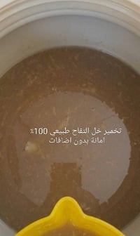 خل تفاح • عضوي • غير مصفى