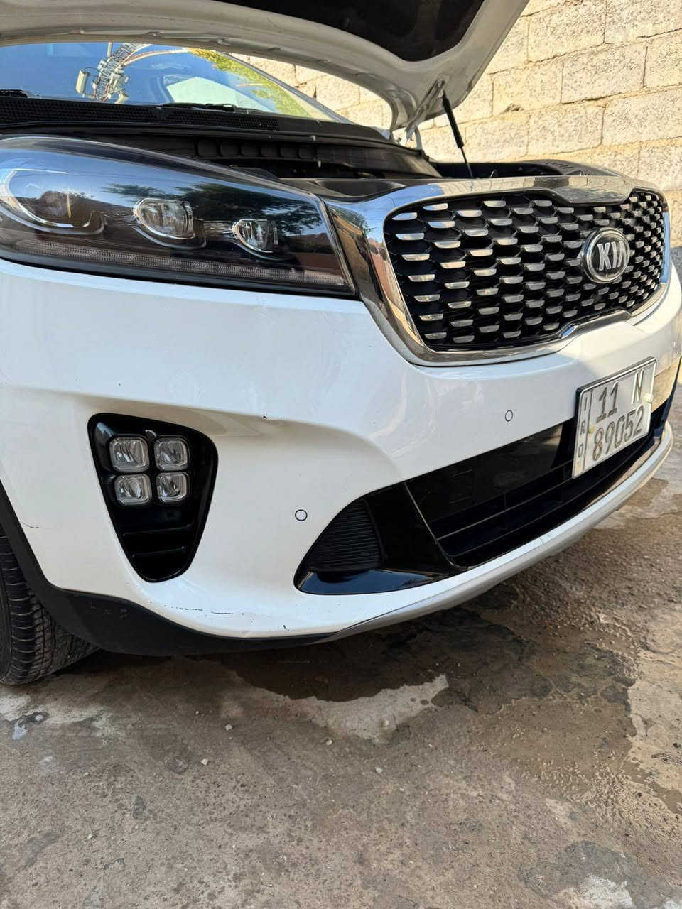 كيا سورنتو خليجي
موديل ال٢٠ 
لون ابيض 
٦ سلندر ٧ راكب 
دبل شباك 
فوووووول مواصفات بدون فتحة 
بصمتين: تشغيل وتقفيل 
بردات خلفية اصلية 
الباب الخلفي كهرباء 
كشنات مخمل 
كشنات ٢ كهرباء 
شاشة كبيرة اندرويد 
جي : بي: اس : خرائط طرق 
كامرة خلفية اصلية 
حساس امامي وخلفي 
مري شفط مع القفل 
تحكم استيرن فول 
حاكية : ابلوتوث: اوكس 
كيجات السرعة زئبقية 
شاشة الدشبول الكترونية 
نظام ايكو درايف 
نظام سبورت ورياضي وعادي 
تبريد ابيانو لمس 
تبريد ٣ قطع ثلج 
مانع انزلاق وانحدار 
اضواء ترحيب بليدات 
علامة سورنتو بلدوسة 
لد امامي وخلفي 
لايت زنون اصلي 
اشاير بلمري 
يدات نيكل اصلي 
ويل اكروم ١٩
تخم تاير جديد  
ماشية 56 الف اصلي 
لايت ٥ عدسات 
كير ومكينة وصدر وحدادية وتبريد كفالة عامة
كفالة بدون قطرة صبغ وبدون ضربة وتبديل بيه بارد بالباب سايق خفيف
سيارة جديدة ومال بيت مابية 
اي نقص 
الرقم الدولي الجديد/ هزة جديدة/ سنوية جديدة 
البصمة الثانية ممستخدمة// 
السعر $

***********
