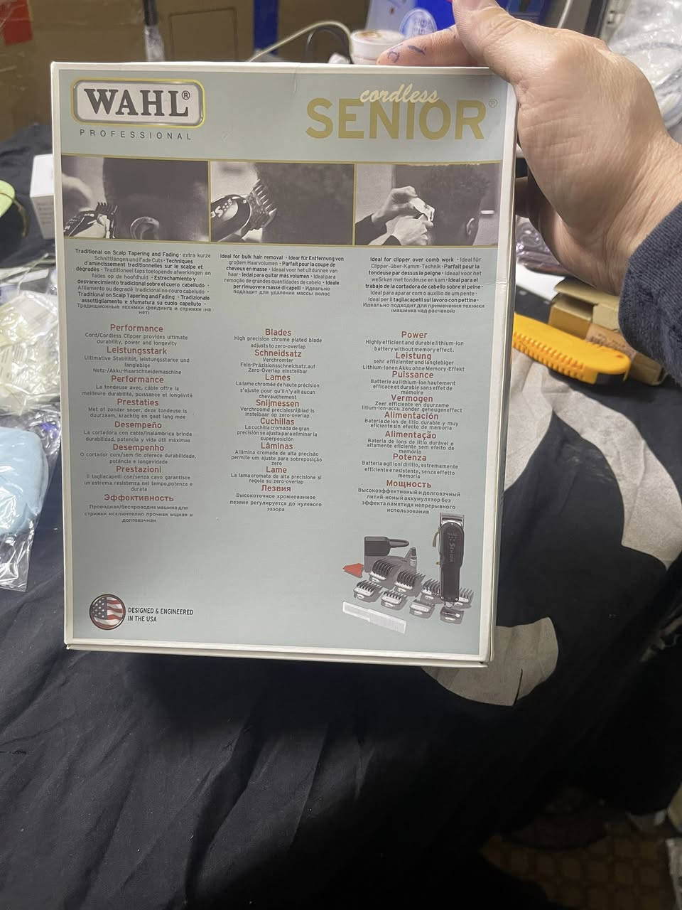 مكينه WAHLسنيور 100 ويا التوصيل


**إذا كنت صاحب هذا الإعلان وتريد حذفه لأي سبب، رجاءا أرسل رسالة إلى الدعم الفني**