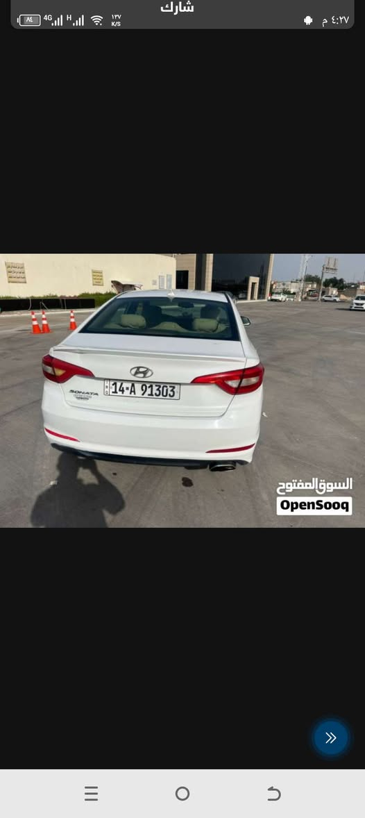 سلام عليكم سوناتا موديل 2016رقم بصره انكليزي بسمي سياره بيها جاملغ مصلح نفسه وهنا بيها رشات صبغ مال جراد وبيها بارد السعر 100مكاني بصره دور النفط ***********
