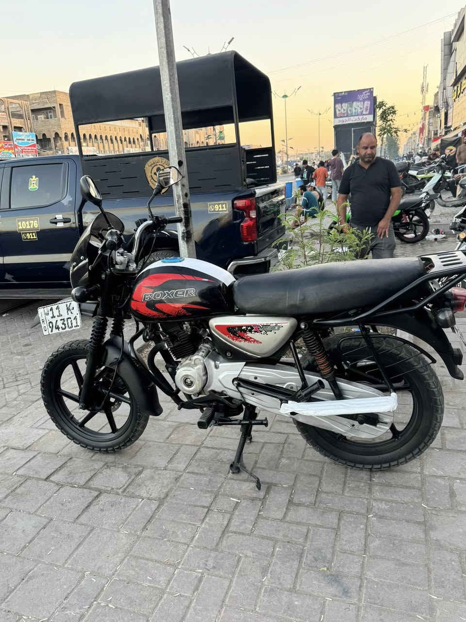 سلام عليكم
دراجة بوكسر للبيع 🔥

✅ مكفولة
✅ موديل 2023 (نازلة 2024)
✅ الدراجة نظيفة وجاهزة

💰 السعر: 2500بيه مجال بسيط
📍 العنوان: بغداد – مدينة الصدر
📞 للاستفسار: ***********
