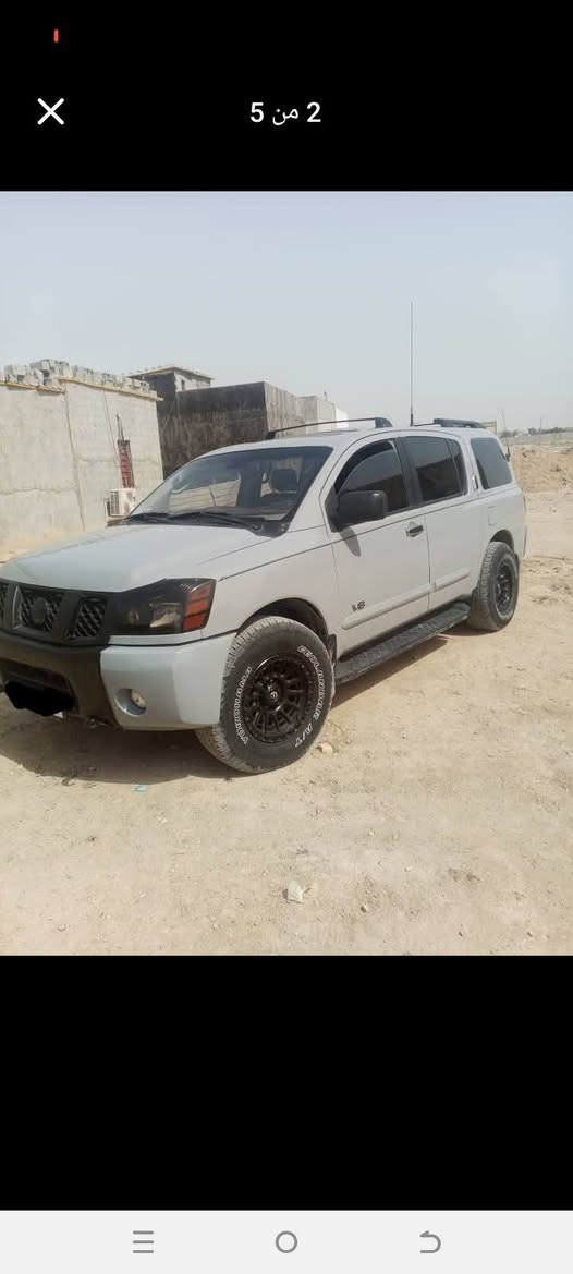 نيسان ارماده 2006 خليجي كفاله من ضربه بلاد 8 سلندر بسمي سنويه وهزه جدد السياره فول مواصفات واحد عله واحد لون مميز السياره جاهزه للخير سعره 85 بيع او مراوس *********** البصرة, العراق
