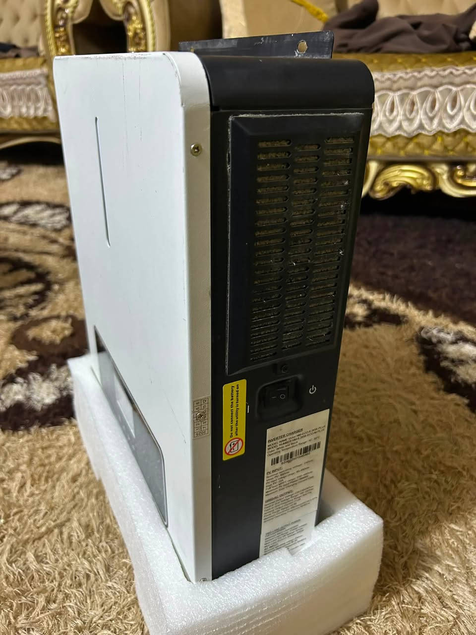 السلام عليكم انفينتر ⚡️حجم 6كيلو للبيع نضيف غير مصلح من قبل
رقم الهاتف:-***********
العنوان📍 -كربلاء المقدسه الحسينية

