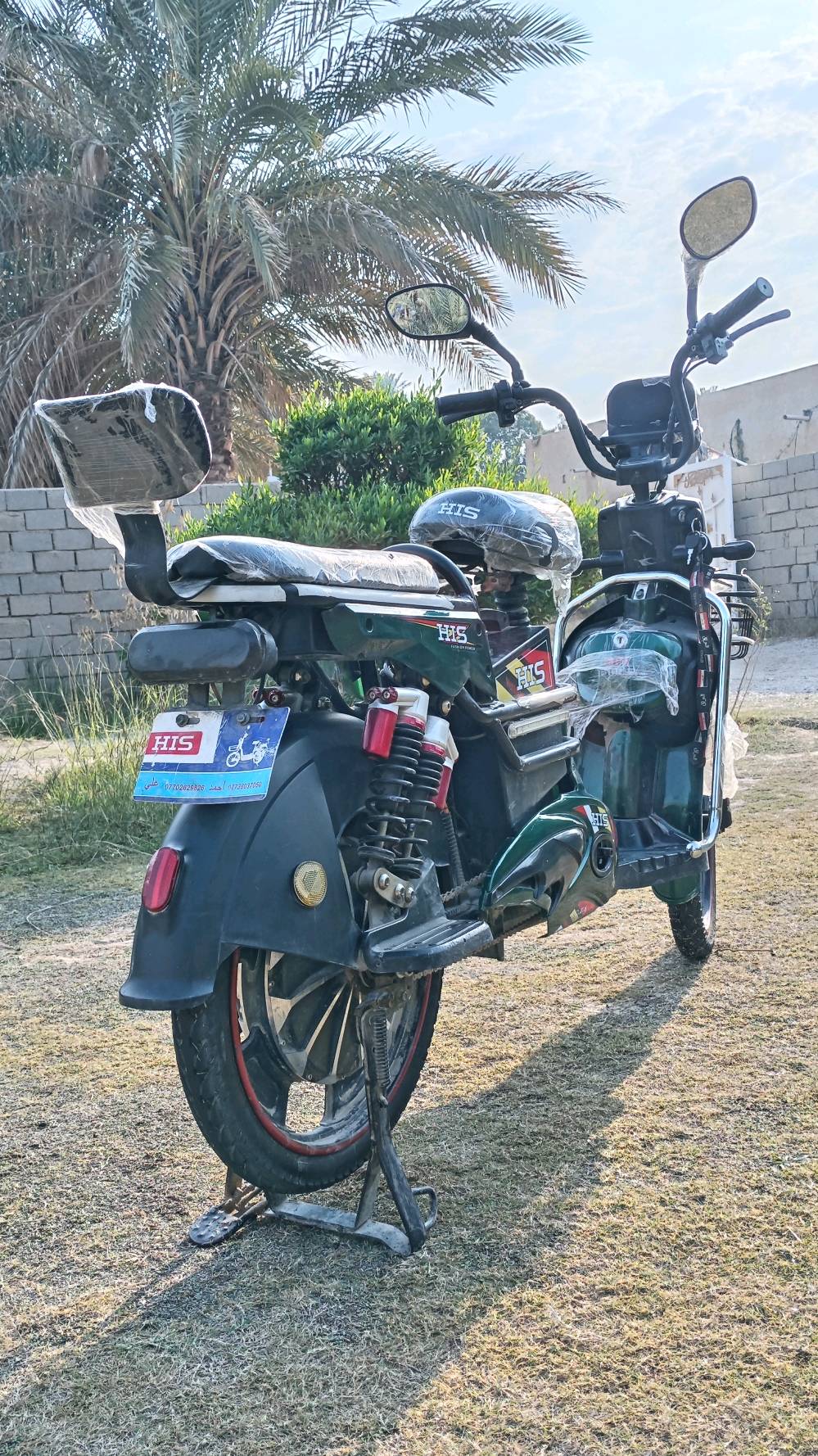 السلام عليكم... 
بايسكل شحن للبيع HIS
المواصفات👇
-بريكات بنز امامي وخلفي
شاشه تحديد عطلات
4سرع
1500W 60V
-عدد بطاريات5
-تاير جوبلس امامي خلفي
ضوء الوان خلفي وامامي ابيض اناره نهاريه
بلوتوث عالي الصوت وبيه الوان تدرج لعدة أشكال مع الصوت
-درع حمايه
-كشن قلاب
-مفتاح تشغيل 2
-بصمه 1
-كارت شاشه2
-مفتاح كشن 2
ملاحضة🔹
يوجد خلل في البطاريات
وفطر بسيط لايضر في الجاملغ
والضوء لايعمل

العنوان:محافظه بابل-المحاويل-قرية الفنديه-قرب مرقد العلويه امحمدان (ع) 