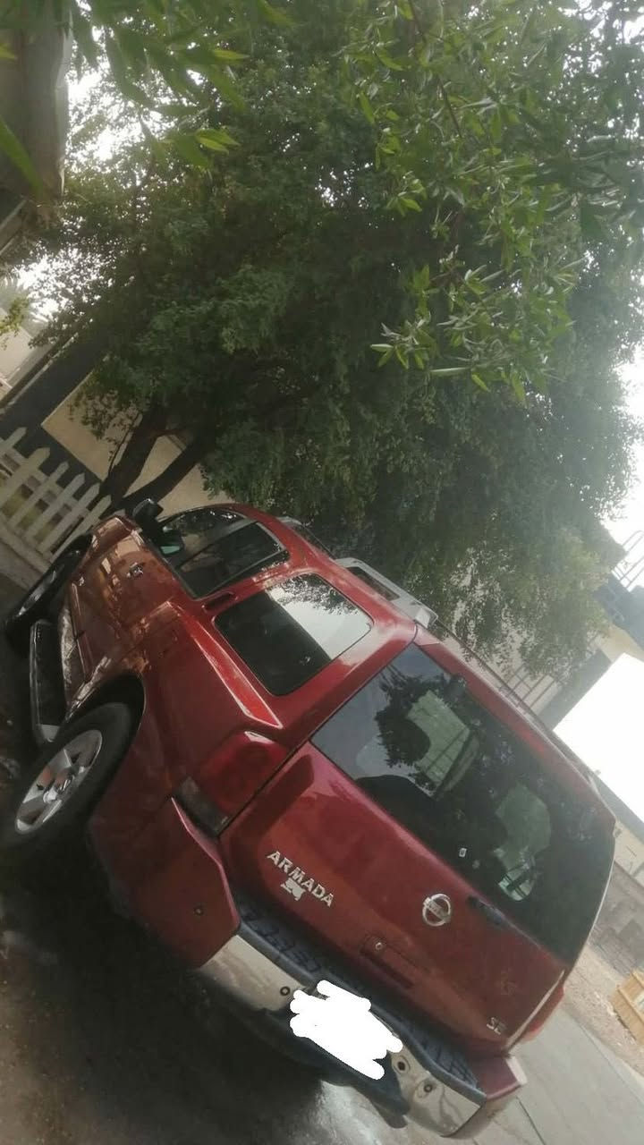 السلام عليكم نيسان ارمادا ٢٠٠٧محرك ٨سلندر ٥٦٠٠محرك كير تخم تاير تبريد سبعة راكب السيارة اصل تو ويل سحب موطبيعي بيه مكانات جرادقليل صدرامامي خلفي جديد كشن سايق كهرباء السيارة كلش نضيفة بغداد رقم انكليزي وهزة جديدة بسمي بيع اومراوس عارضه ١١٣وبيه مجال مكانه بغداد   ه. ***********

