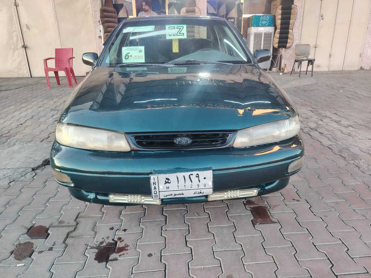 يالله سلام عليكم كيا سيفيا موديل 96 سياره صبغ جمالي  محرك مسكر جديد كير عادي صدر جديد تايرات تخم ويل كب صندوق جديد دواخل جديد سيارة رقم بغداد صاحبه موجود تحويل مباشر مال جنيه سبير جك بيهه سعر35وبيه مجال مكان هيت رقم الهاتف  ***********
