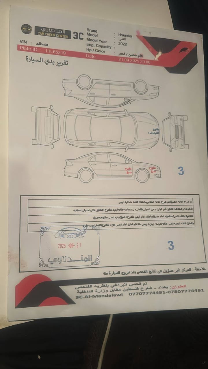 النترا ٢٠٢٢ فول عدة لفتحة ١٤٠ وبيها مجال للستفسار ***********
