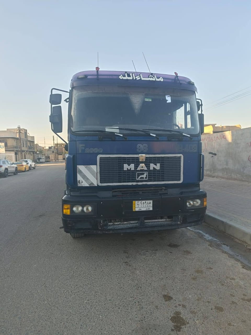 السلام عليكم مان صقر موديل ٩٥ مكينه اسرائيليه كير ١٣٠ جاهزه للعمل تخم تاير *********** محمد الكعبي مكانها ميسان
