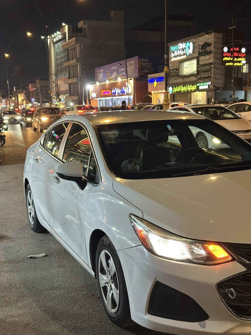 كروز 2019
سنويه 2030 
‎محرك 1400 تيربو

محرك و كير مكفولات

تبريد ثلج

مواصفات

تشغيل عن بعد تبريد أوتو

تحكمات استيرن

شاشه كبيره

كار بلي

كامره دواره

اوتو ستوب

دكمه اطفاء اوتو استوب

كروز سرعه

مانع انزلاق

السياره مدوشمه 

ماشيه 109 الف

مصبوغه حزام

المكان بغداد شارع فلسطين

الهاتف ***********

سعرها 98 ورقه و بيها مجال
