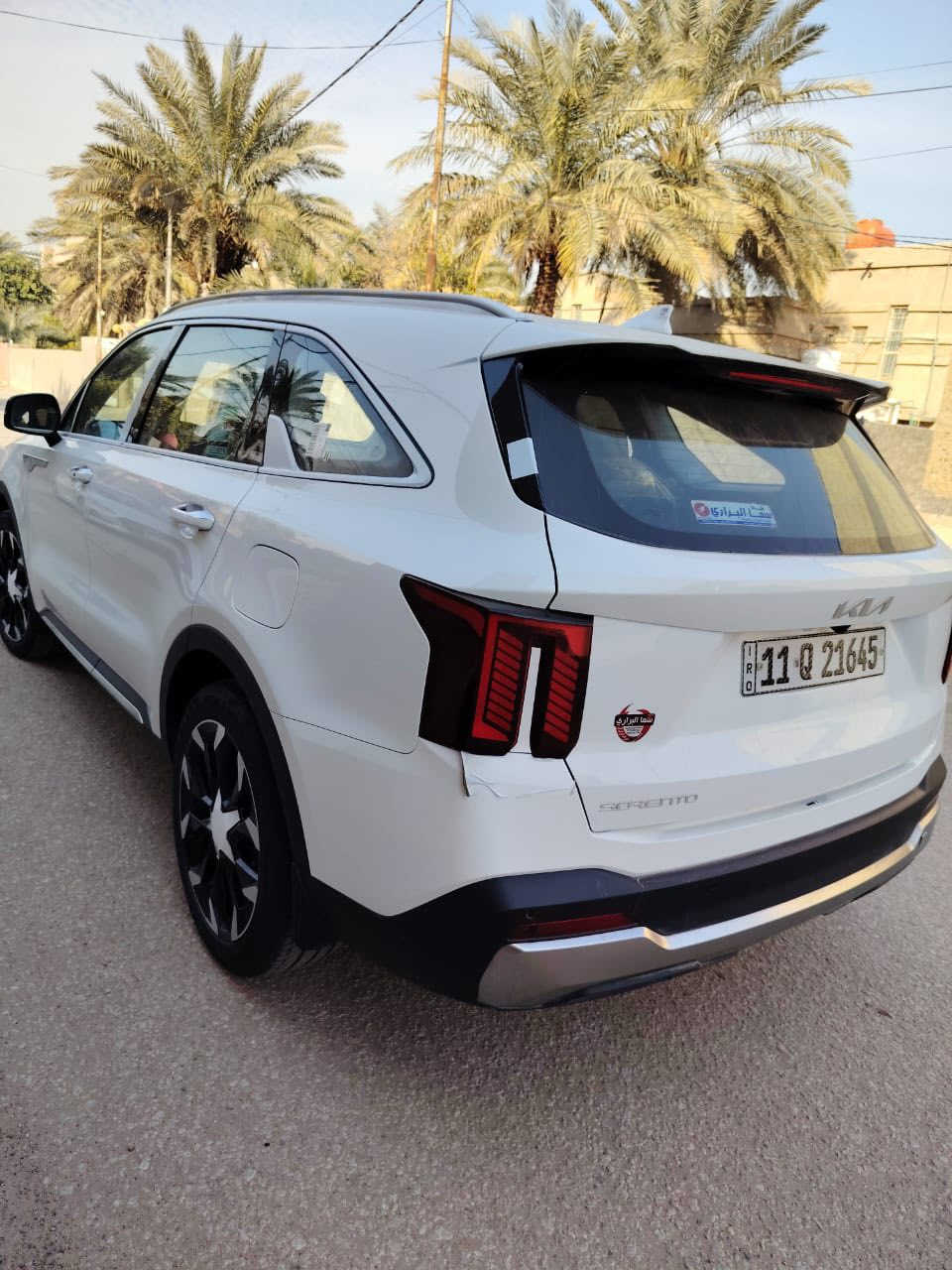 علئ بركةالله
للبيع سورينتو2024 فول مواصفات 
مواصفات 
6سليندر
بنراما
اربع كامرات 
كشن حار بارد
جلد بلادي

بصمتين
تشغيل عن بعد 
7راكب
ويل 20
حساسات
هندبريك بصمه
گير ماوس
JPS
كشنات كهربائيه
ماشيه 30
السياره كفاله عامه من كلشي 
السياره رقمه رقم اربيل
السعر337
مكانها نجف 
***********
