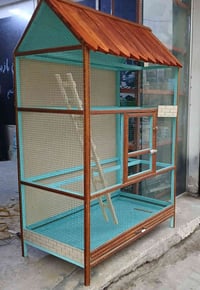 شغل تزكام قفص متاح خشب صاج ثقيل  التفاصيل  الارتفاع متر ونص  العرض متر...