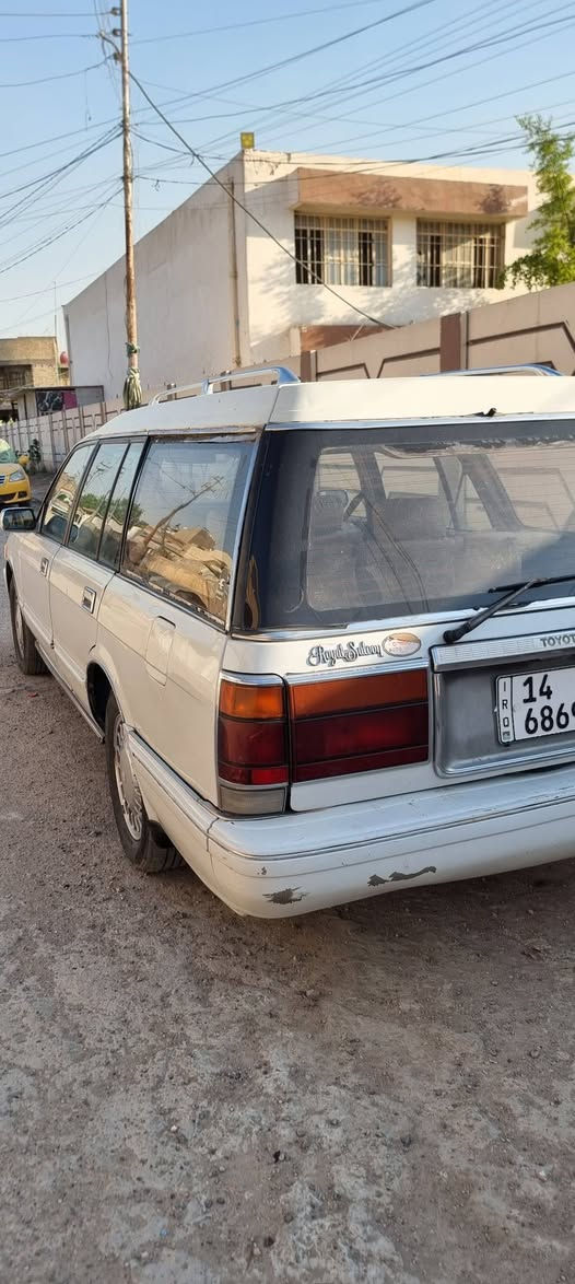 تويوتا كراون (أرنب)ابيض (طويل)
رقم بصره الجديد انكليزي  (تحويل مباشر)
سيارة جديدة
كفالة (من كص، نقل، الضربة)
مكينة وكير (مية بالميه)
حدادة + تخم تاير + ويل كب (كلها جديد)
تبريد ثلج
أدامة كاملة
مسجل + تخم سماعات
كهربائيات (كلها شغالة)

مكان السيارة: بغداد 
السعر: 70 وبيه مجال 
للتواصل: ***********
