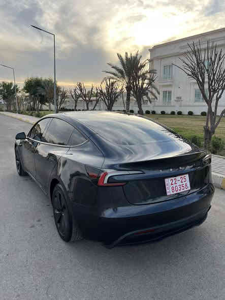 Tesla Model 3 Highland 2024
Rwd single motor 
14,500 mile / 24,000 km
قطعة وحدة صبغ جاملغ خلفي جهة راكب فقط 
ايرباك تكمه وكشن فقط 
بدون دواخل بدون شاصي 
السيارة جاهزة كهرباء وميكانيك وگشر وبرمجيات كاملة   ودخول جديد وما تحتاج مصرف ابد فقط كفرات ويل و كفر دعامية الصغير يطلعون كامل ٤٠ الف دينار 

بطارية 450 كيلو تمشي بالشحنه الوحدة
المواصفات الي بيها ماتخلص  مثل ما موضح بالصور والفديوات وتختلف اختلاف جبير عن الشكل القديم من المواصفات للعزل وللمشي والشكل والمتانه والجودة
اونلاين السيارة و مكانها اربيل ورقمها مجاني فقط معاملات رسوم 
23,300$ وبيها مجال للشراي 
***********
