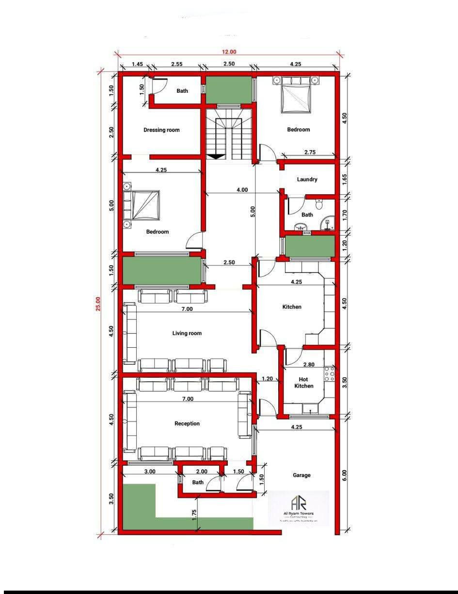 تصميم مخطط وواجهة 12*25 في بغداد 
التصميم حسب طلب الزبون 

للتواصل ***********
