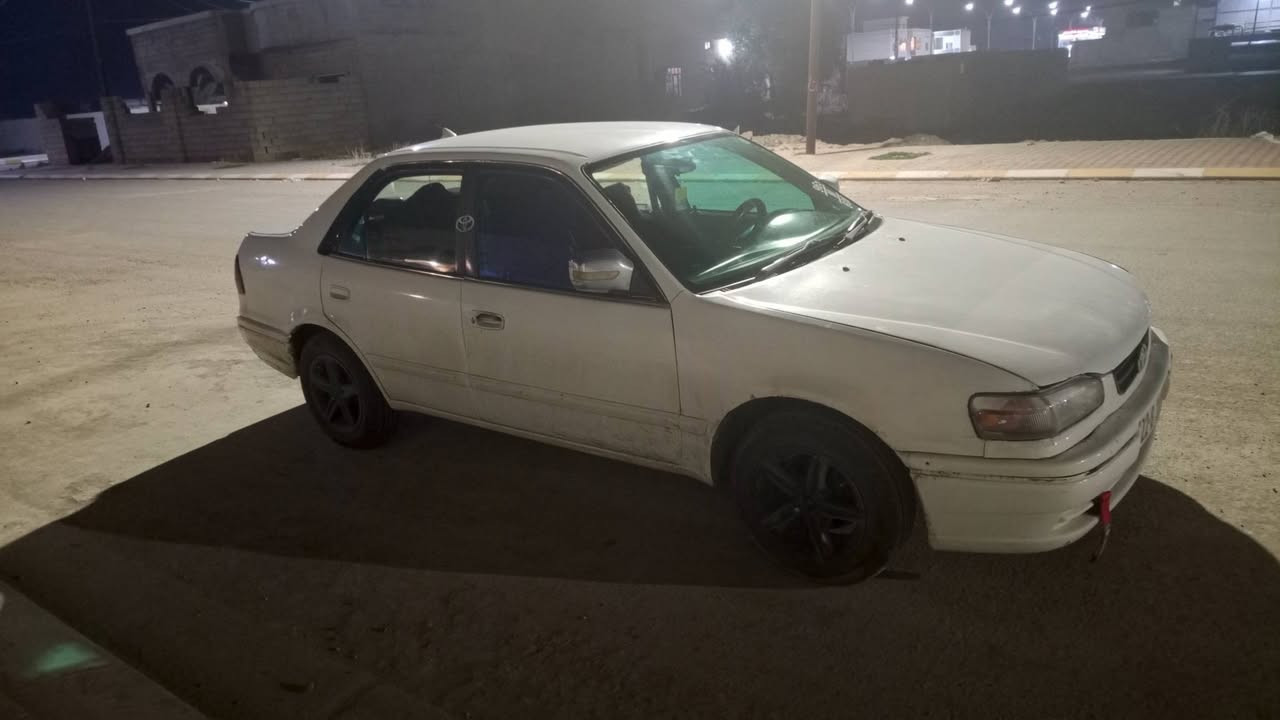 السلام عليكم 
كورلا 97 
محرك شرط 
كير شرط
صبغ جاملغ الأيسر ربع 
والجاملغ اليمين مصبوغ بدون دواخل
صدر تايرات جديد 
كهربائيات كلها شغاله 
سنويه لل29
بيع او مراوس 
السعر 50
***********
مكان السياره العلم 
 حسين العلي و جمال الحماده لاتعلقولي گصتكم شر
