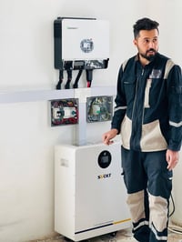 قرية الناعور • منظومة شمسية • بطارية ١٦k SVOLT