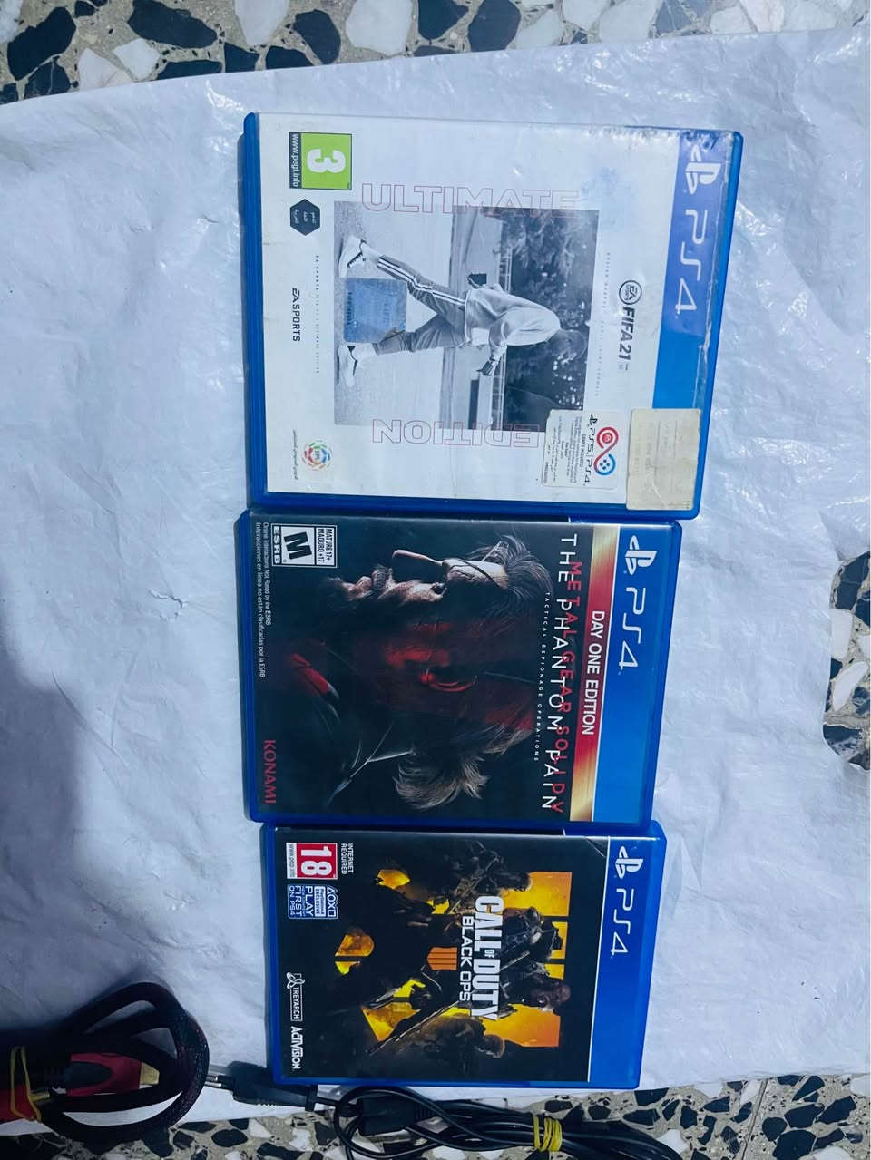 بلي 4 لوك ستيكر نظيف اخو الجديد فات اسود طافي احسن نوعية ما مفتوح قابل للتهكير يتهكر ب10 الاف يم حيدر شنشول  +بلازما شاشة نوعية شونك شغاله ما بيها كل مشكلة وألوانه حلوة + يو بي اس شغال بس بطاريته ضعيفة  +كل الملحقات جوستيك عدد 3  وحده اصلية عاطلة اثنين تجاري شغال + 3اقراص العاب قوية فيفا 21 عربية+ كول اوف ديوتي بلاك اوبس 4  +متلر كير كلهن شغالات بس ملاحظه صغيره كلش القرص من يأكله بطيء ومن يطلع هم وبس وما مأثر على الجهاز 
السعر 300 بي مجال قليل  للشراي حگ الجية 
مكاني ام بغداد حي اور الكبر والغزلان مقابل المدينة قطاع 26 ما انتظر احد  ابيع لان مستعجل ومحتاج افحصه الك حسب الأصول وانطيه الك ضمانه لحد ما استلم فلوسة بغداد, العراق


**إذا كنت صاحب هذا الإعلان وتريد حذفه لأي سبب، رجاءا أرسل رسالة إلى الدعم الفني**