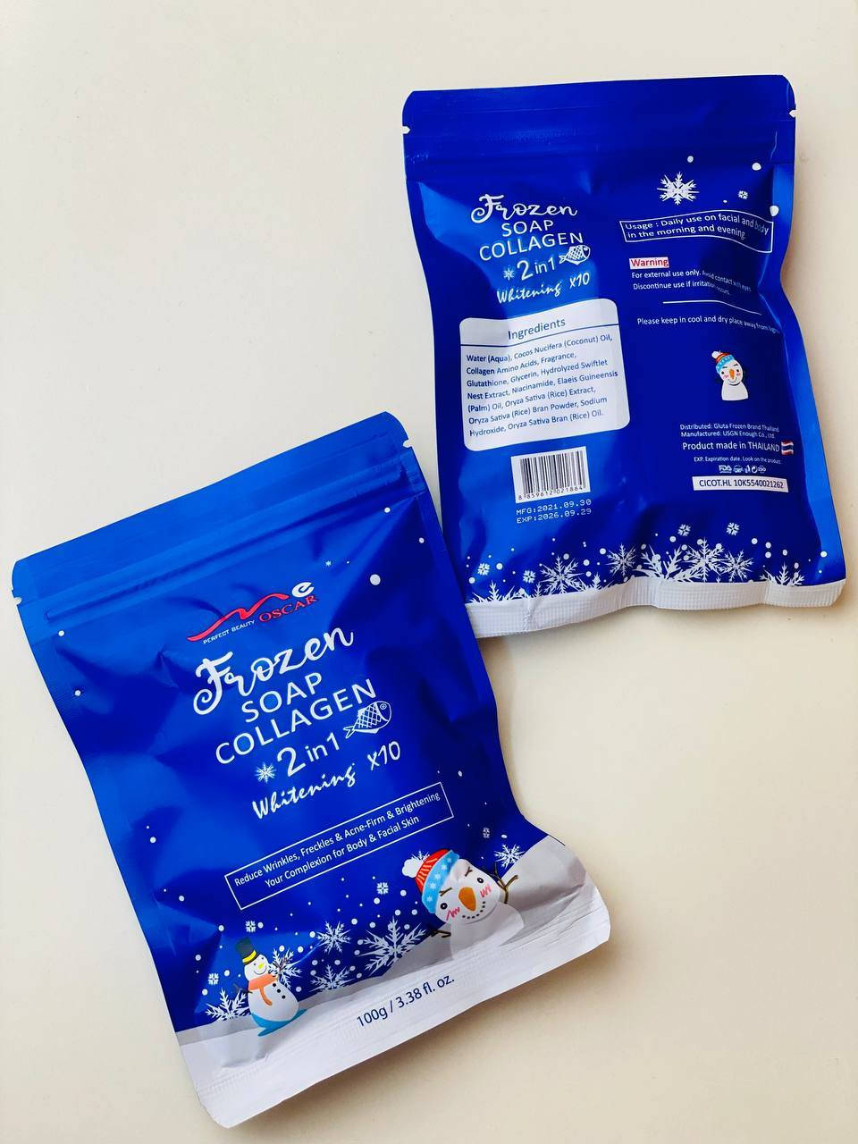 صابونه كولاجين مبيض التايلندي الاصلي 💥💯
frozen  CLCOLLAGEN❤❤
الان فروزن كولاجين مطور الجديد !ب اضافة ١٢ عنصر في المكونات لتبييض البشرة لبياض اكثر و توريد اكثر و نعومة و لمعان اكثر 🇯🇵
يتكون من كولاجين بحري مستخلص الفواكه فيتامين C🍋جلوتاثيون
طبعا ضروري كل شخص يستخدم كولاجين 
لان الجسم يقل افرازه للكولاجين ولهذا سبب تبدء مشاكل البشره  تظهر
 هذا كولاجين مركز يحارب مشاكل البشره 
يعمل على تبييض وتوريد و ترطيب البشره ومحاربة علامات التقدم سن البشر

#للحجز_والاستفسار_دايركت


**إذا كنت صاحب هذا الإعلان وتريد حذفه لأي سبب، رجاءا أرسل رسالة إلى الدعم الفني**