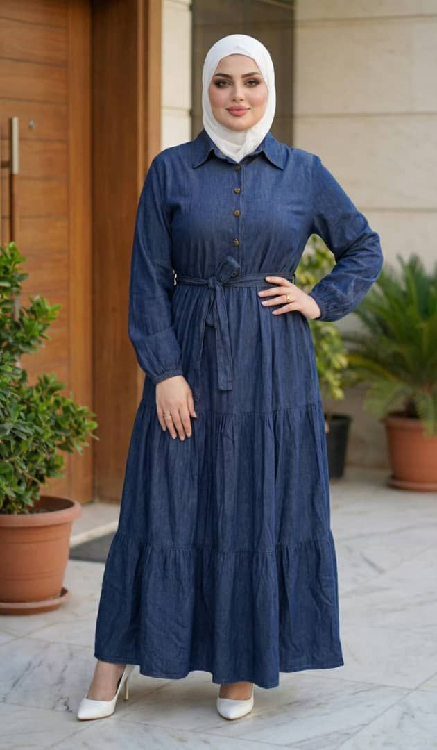 ياويلي الجمال 
فستان فيه كل تفاصيل الجماااال الحلوة 
#اناقة #خامة#جودة 
فستان جينز تنسل بأفضل الخامات الحلوة 
مع زنار عالخصر لتحكم بالقياس
فري 
من ٤٠ل٤٦
لون الصور 😍
السعر


**إذا كنت صاحب هذا الإعلان وتريد حذفه لأي سبب، رجاءا أرسل رسالة إلى الدعم الفني**