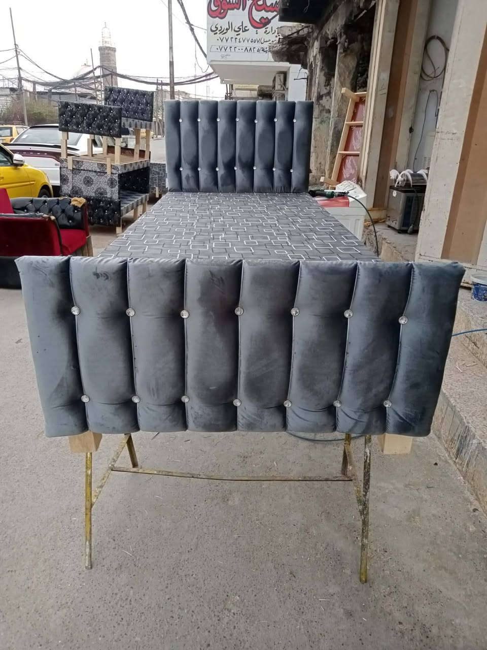 عرض خاص مبناسبة شهر رمضان الكريم 
تخت نفر خشب عراقي جديد بلوك احمر _16 ملم
رجلين 6_3×3_
السعر_ 55_
 التوصيل مجاني داخل الموصل  الون حسب طلب للحجز خاص

ملاحضه 
الون حسب طلب الزبون @إشارة


**إذا كنت صاحب هذا الإعلان وتريد حذفه لأي سبب، رجاءا أرسل رسالة إلى الدعم الفني**