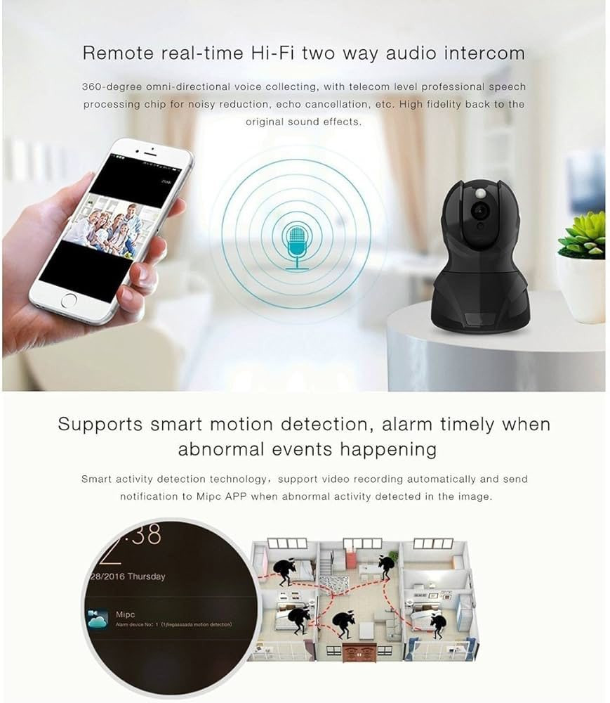 كاميرا مراقبة
تدور ٣٦٠ درجة
بيها نظام الانذار
رؤية ليلية
سهلة تنربط عالتليفون عن طريق التطبيق 

متوفرة باللون بالابيض


**إذا كنت صاحب هذا الإعلان وتريد حذفه لأي سبب، رجاءا أرسل رسالة إلى الدعم الفني**