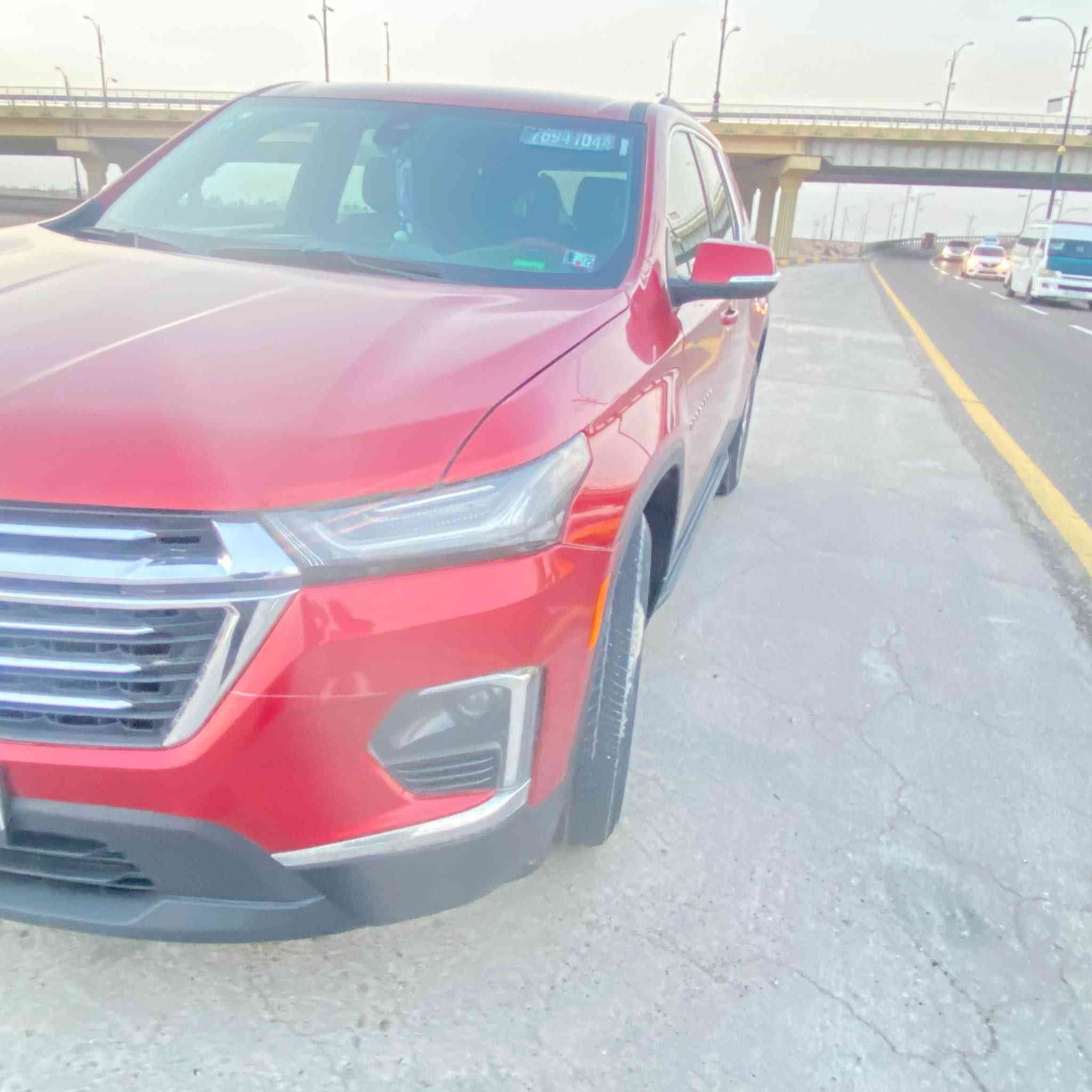 شوفرليت ترافرس

- موديل 2023

- فئةLT

السعر25000. $

بيها مجال قليل لشراي 

-رقم بصره باسمي تحويل ثاني يوم
- محرك 6 سلندر 3600 VVT 

- كير 9 نمر 

- عداد المسافة  28700ml 

- 7 راكب  

-كشنات جلد منفصل 

- تبريد مركزي منفصل 

- كشنات تدفىه  فول كهرباء 

- رادارات امامي خلفي جانبي وميزة رادار اشخاص 

- اشاير بالمري مع حساسات نقاط العمياء 
- ⁠
- نظام ابل كار بلي واندرويد 

كامرة خلفية  دواره

- جنطة كهرباء التحكم بفتح الجنطة جزئي او كلي 

- شاشة اعطال وقياس الاطارات وضغط زيت المحرك ونسبة جودة الزيت و مسافة العداد المؤقت لزيت المحرك وميزة التصفير يدوي سهل جدا

- قياس امبيرية البطارية
- ⁠
- شحن واير لس 

- نظام يو اس بي موزع على جميع الاماكن بالدشبول ولصف الثاني للكشنات و لصف الثالث ايضن 

- مكان هوك بلاد اصل مع فتحة بالدعامية الخلفية اصل قابلة للفتح او الغلق 

- تحديد مسار و مانع انزلاق و نظام السير على الثلوج و نظام المنحدرات 

- حساسات امامي خلفي جانبي مع منبه صوت وعلامات بالشاشة

- السيارة.مابيها اي نقص

- السيارة بصمة مع 4 بصمات ابواب 

- فول تحكم ستيرن 

الحادث مدكر وبنيد مبدلات جدد مثل ما موضح بالصور 

العنوان بصره الزبير
لاستفسار
***********
