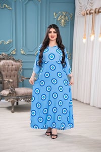 دشداشة نسائي • خامة مارينا • فري سايز ٨٥