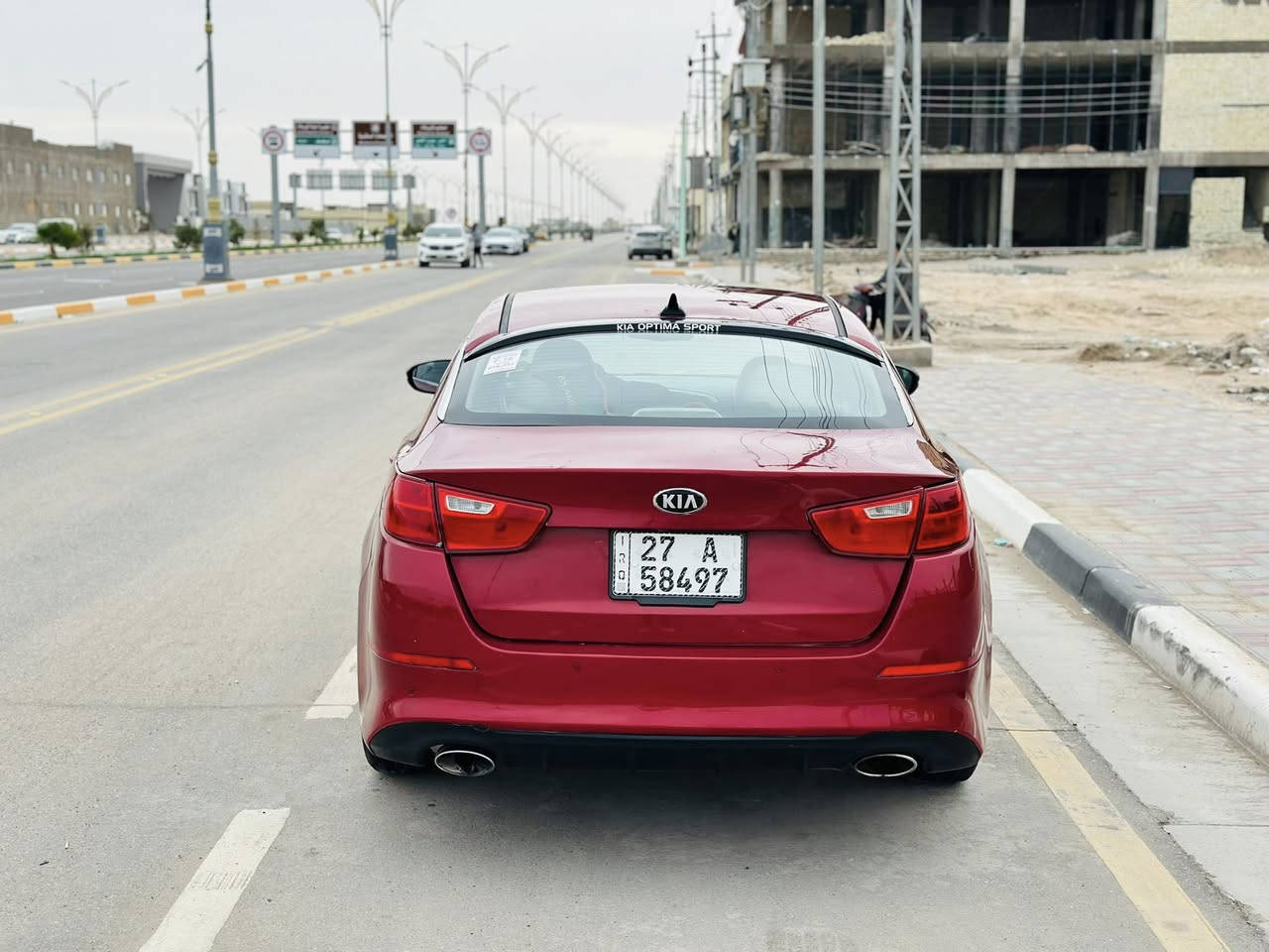 كيه اوبتيما 2015 رقم ذي قار حره تحويل وارد امريكي بيها قبق الصندوق والبنيد وجاملغ امامي صبغ فقط والباقي كفاله عامه ضربه وتبديل وصبغ  السياره جديده كلش جاهزه مكينه كير حداديه تخم تاير تبريد ثلج السياره  ما بيها اي نقص مواصفات شاشه كامره ويلكب حساسات أمامية وخلفية تحكم استيرن اشاير بل مرايه وباقي المواصفات المعروفة السياره ماشيه 150 محرك 2400 السعر. 97 وبيها مجال للشراي للاستفسار الاتصال على رقم *********** مكاني كربلاء
