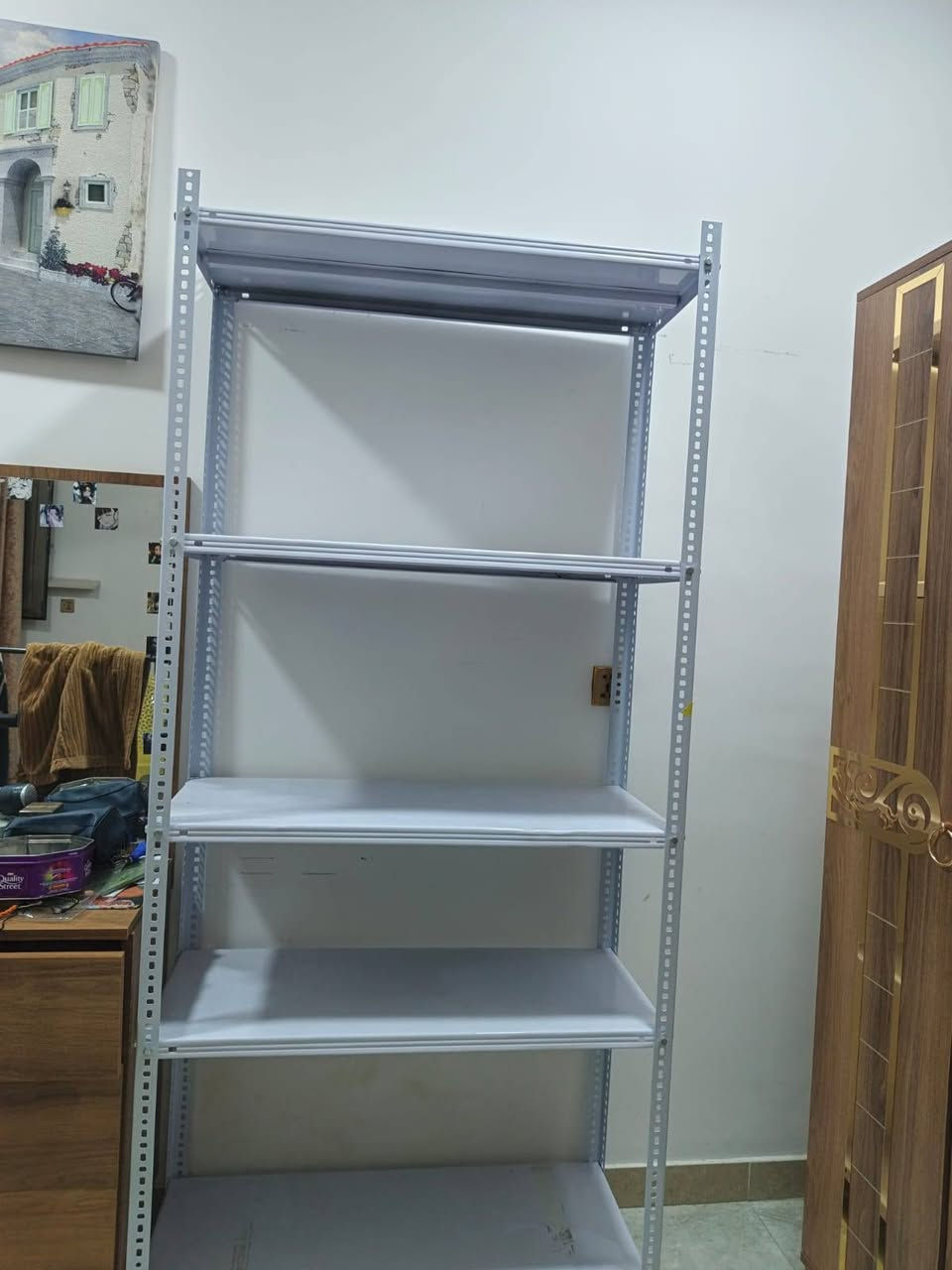 السلام عليكم
اخوان رف دكسن ارتفاع 206سم وعرض متر ونزال 40سم يجي 5طوابق وكل طابق يتحمل 100كيلو وزنه كلش ثكيل سعره 58  وبي مجال توصيل فقط حي الجهاد


**إذا كنت صاحب هذا الإعلان وتريد حذفه لأي سبب، رجاءا أرسل رسالة إلى الدعم الفني**