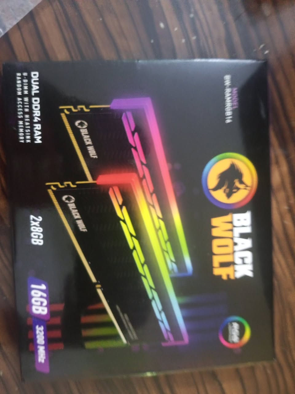 للبيع رام Black Wolf RGB DDR4 بحالة ممتازة جدًا.
🔹 السعة: 16GB (2×8GB) 🔹 التردد: 3200MHz 🔹 التوقيت: CL19 🔹 RGB قابل للتخصيص 🔹 يدعم XMP 2.0 🔹 مناسب للألعاب والدراسة والاستخدام اليومي 🔹 شغال بدون أي مشاكل

السعر: (125,000)

للاستفسار أو المعاينة مراسلة خاص


**إذا كنت صاحب هذا الإعلان وتريد حذفه لأي سبب، رجاءا أرسل رسالة إلى الدعم الفني**