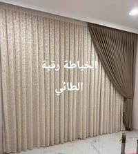 ستائر كتان • قياس حسب الطلب • توصيل الشطرة