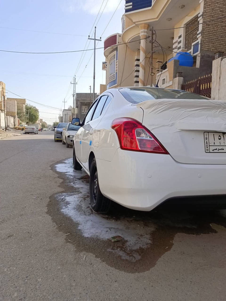 السلام عليكم
نيسان صني هندي موديل 22رقم ذي قار معوقين 
ماشيه 75 بيها بارد بالجاملغ الامامي وصبغ الجاملغ السعر 114
***********
