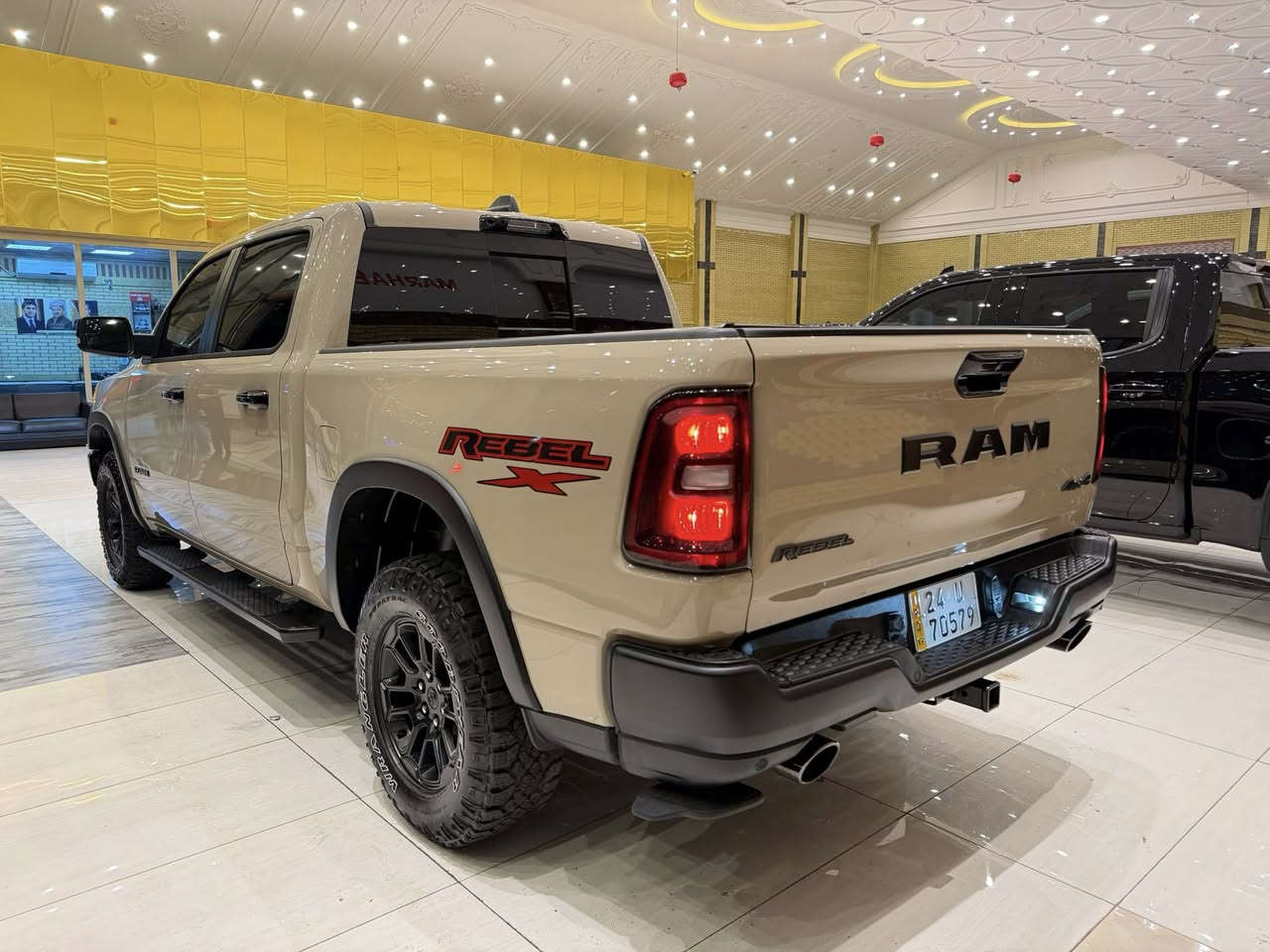 MARHABA CARS ERBIL
——————————
BRAND : RAM 1500
CLASS : REBEL X 
ENGINE : V6 - 3.0T - 4x4
STATUE : CLEAN TITLE كلين تايتل 
YEAR : 2025
PRICE : $$
COUNTER : 18,000 MILE
IMPORTING : وارد امريكي
ADRESS : Erbil , أربيل شارع ١٠٠م صف دائرة گمرگ
FOR IFORMATION CALL US :
MARHABA CARS 
 📞 : ***********
