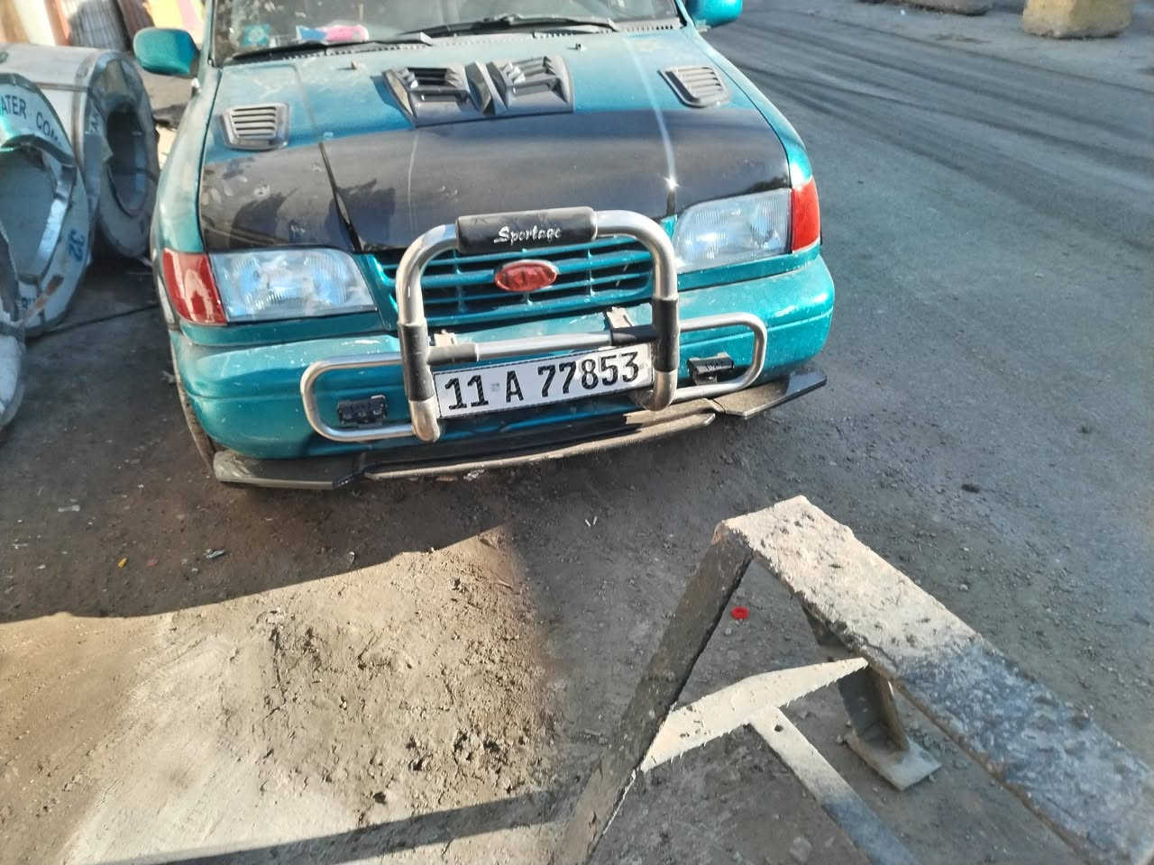 السلام عليكم
كيا اسبورتج موديل ٩٦ محوك وكير مكفولات
كهربائيات كلها شغاله لاخياس ولاضربه
رقم بغداد انكليزي السعر ٤٦ وبيها مال حك الجيه
السياره شارع شيخ عمر مقابل جامع السهروردي
رقم تليفون ***********
