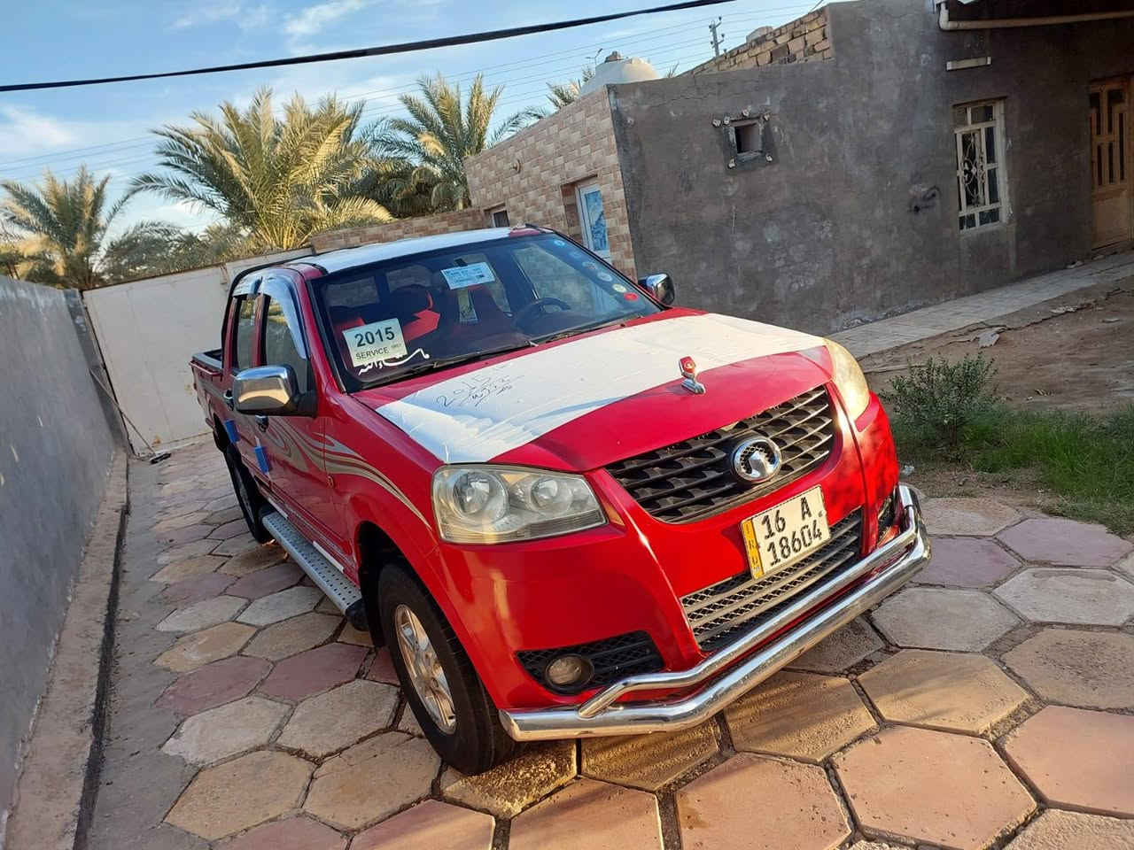 سلام عليكم كريت ويل 2015 رقم قادسيه دولي هزه وسنويه جديده بسمي مكفوله سياره جاهز عل اخير حبايه مابيه نقص برغي كير مكينه حداديه تخم تبريد ثلج تدفئ مابيه نقص السعر 83 بيه مجال بصيط الشراي يتصل غير متواجد عل فيس الرقم *********** مكاني نجف ناحيه الحريه
