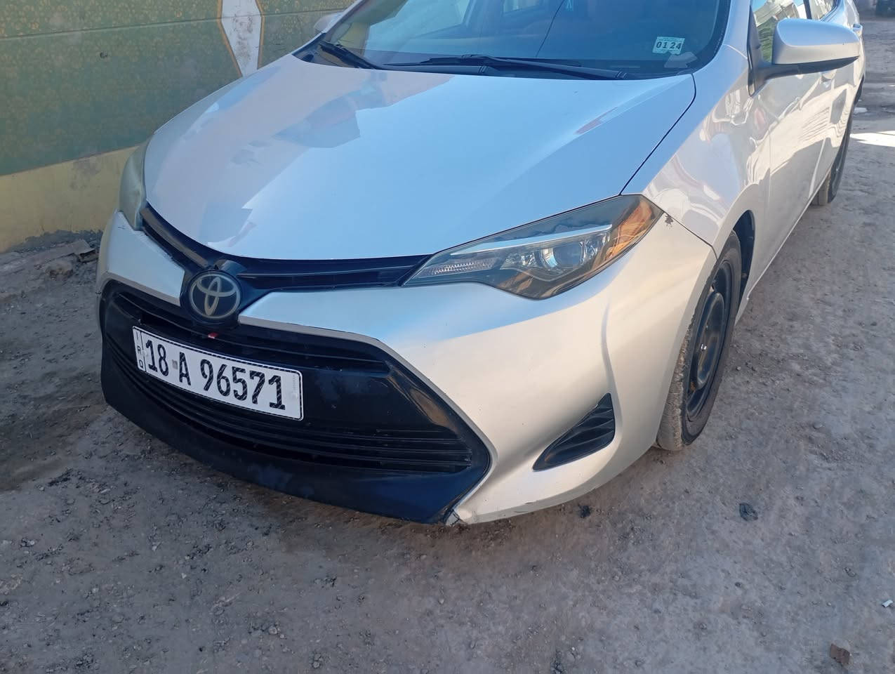 السلام عليكم 
سياره تيوتا كورولا للبيع موديل 2019
العنوان حله شارع 80مال كربلاء 
السعر 135وبيه مجال 
الاستفسار الرقم ***********
