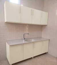 ✨ كاونتر تركي أنيق ✨ 📏 الطول 2 متر ➕ ملحق 2 متر 🚰 سنك 2 متر 🔹 جودة عال...