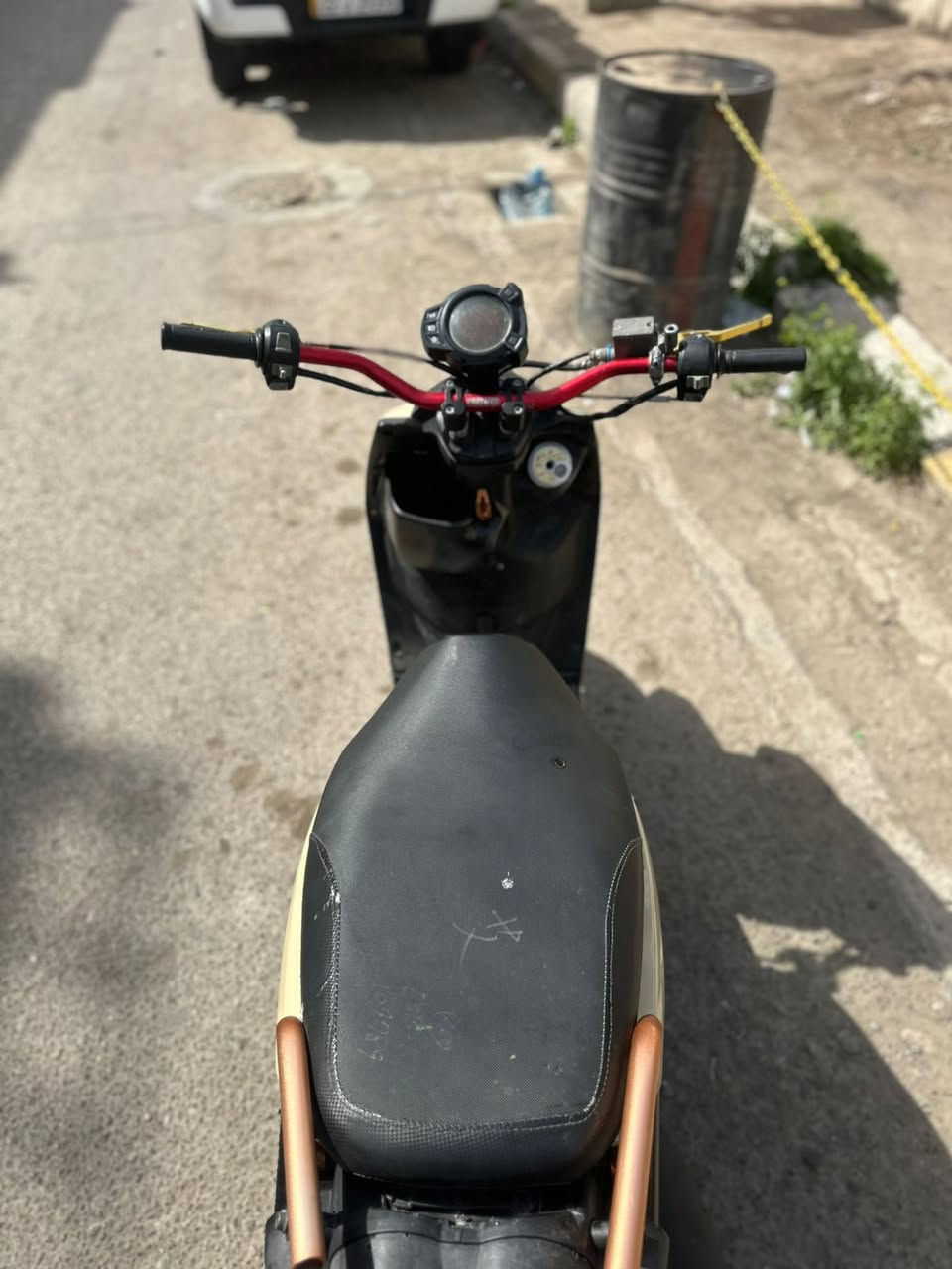 - السَلام ؏ـليڪُم ، 
سكنس جبلي 
دراجه جاهزه مصبوغه للجماليه فقط
يرادله شغلات - بسَيطۿ | جدا 
بريك امامي يحتاجله دهن
وعضمه جهت الهورن 
بيهه تزويد 
فج وصينيه نايسون
ستيرن بطح
دبلات خلفي رياضي 
سبايدر رياضي
يدات رياضي 
كلج امامي رياضي 
السعر750 وبيه مجال
العنوان بغداد كراده مريم
الاستفسار ***********
