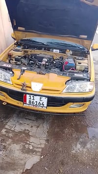 سياره لبيع بارس بيجو موديل 13 بيهه ضربه اماشر،عليه سياره خير من الله و...