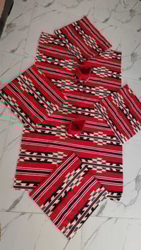 مفارش رمضانية • أحمر • بيج