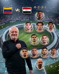 🔥 لا تنسوا مباراة العراق أمام فنزويلا الليلة.. العراق يواجه فنزويلا ال...
