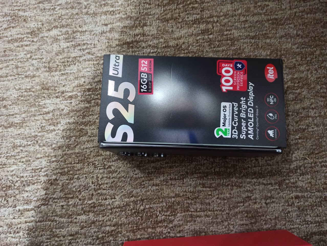 السلام عليكم جهاز بيع او مراوس رقم (***********)
المواصفات:
الاسم: iTel Galaxy S25 Ultra
الذاكرة: 16GB RAM
التخزين: 512GB
الشاشة: AMOLED منحنية (3D-Curved)
التحديث: 120Hz
الكاميرا: تقريب حتى 100×
النظام: Android (مع تحديثات رئيسية لعدة سنوات)
مزايا: NFC – بصمة – Face Unlock – دعم 5G
الحالة: (نضافة 100% /اسبوعين من ماخذة  / ويا كارتون وشاحنة)السعر 300 وبي مجال
